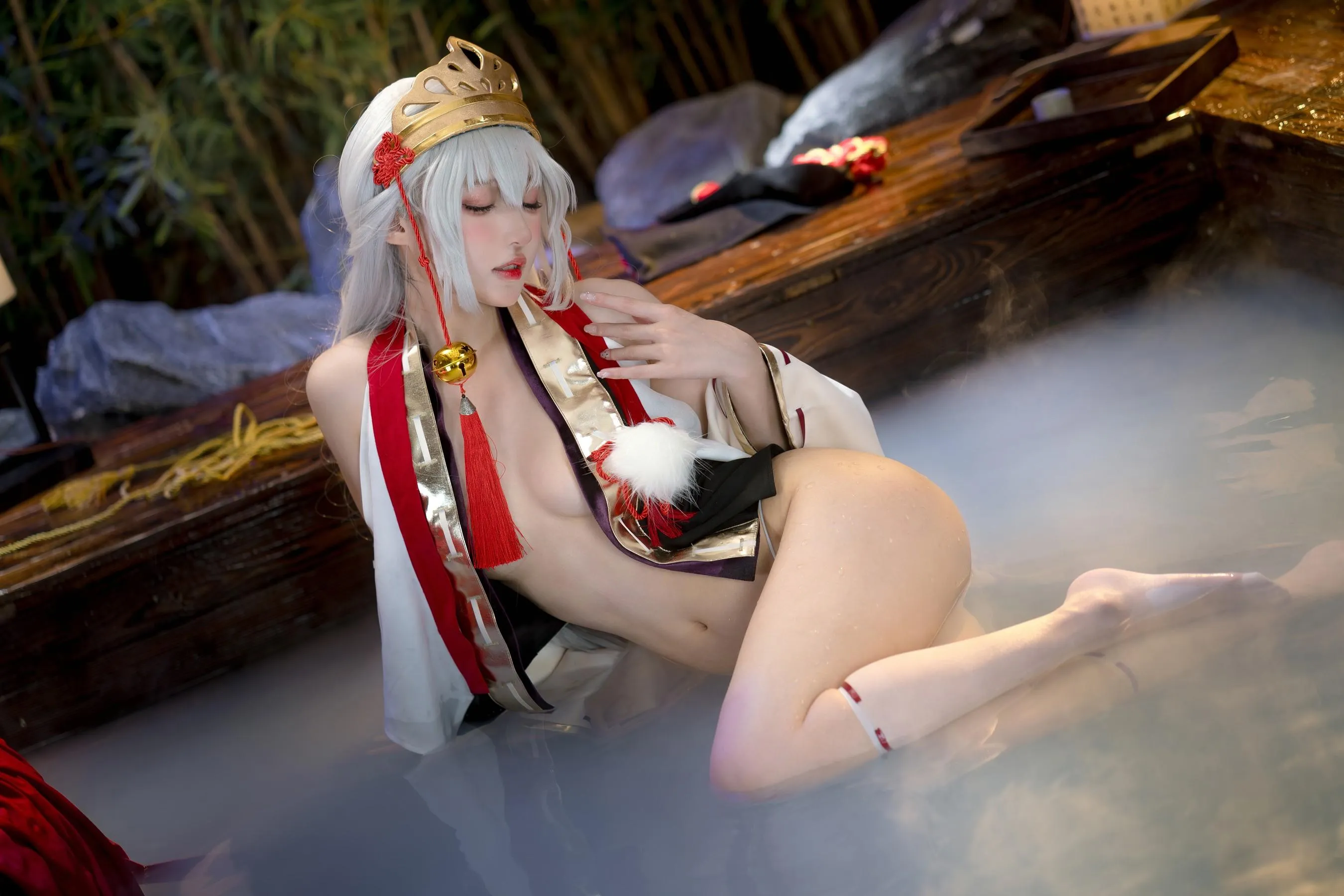 阿包也是兔娘 – NO.83 巫女浴池 [59P]插图8